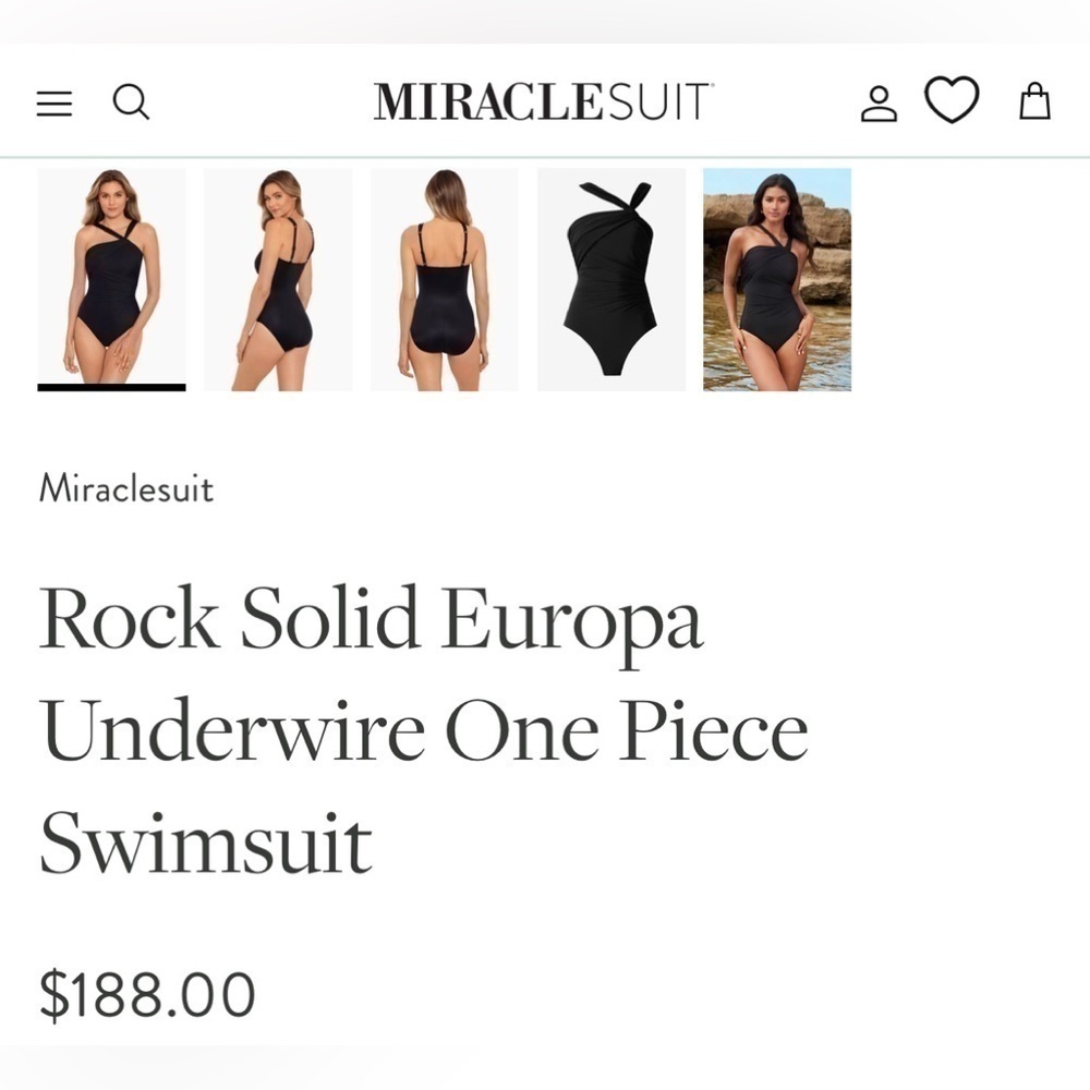 MIRACLESUIT Underwire One Piece Swimsuit - Picture 3 of 10